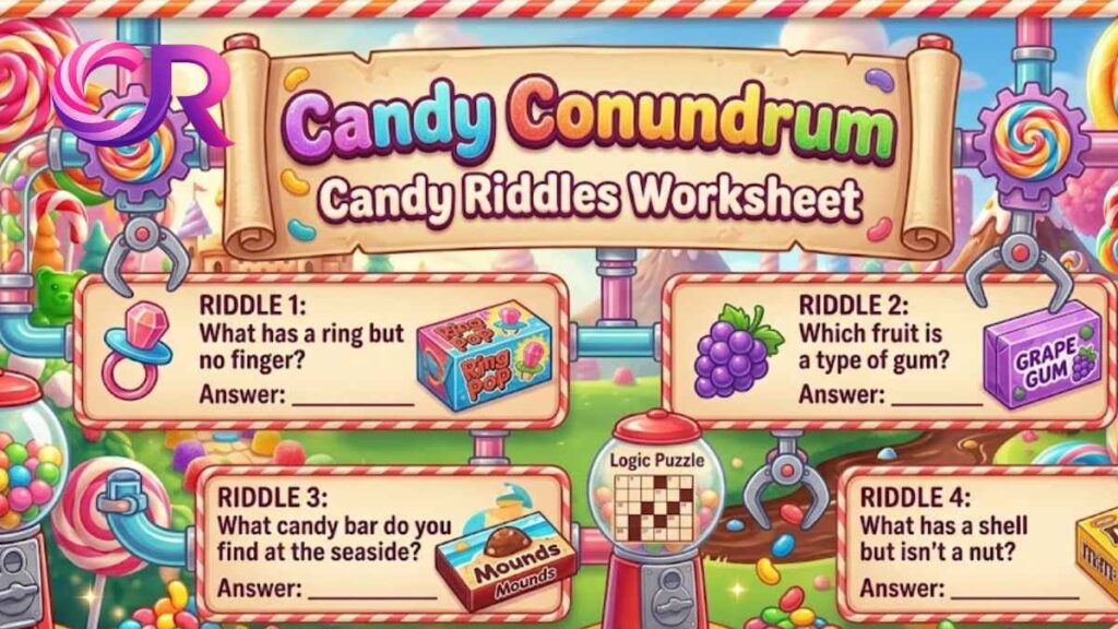 Candy Conundrum Candy Riddles Worksheet