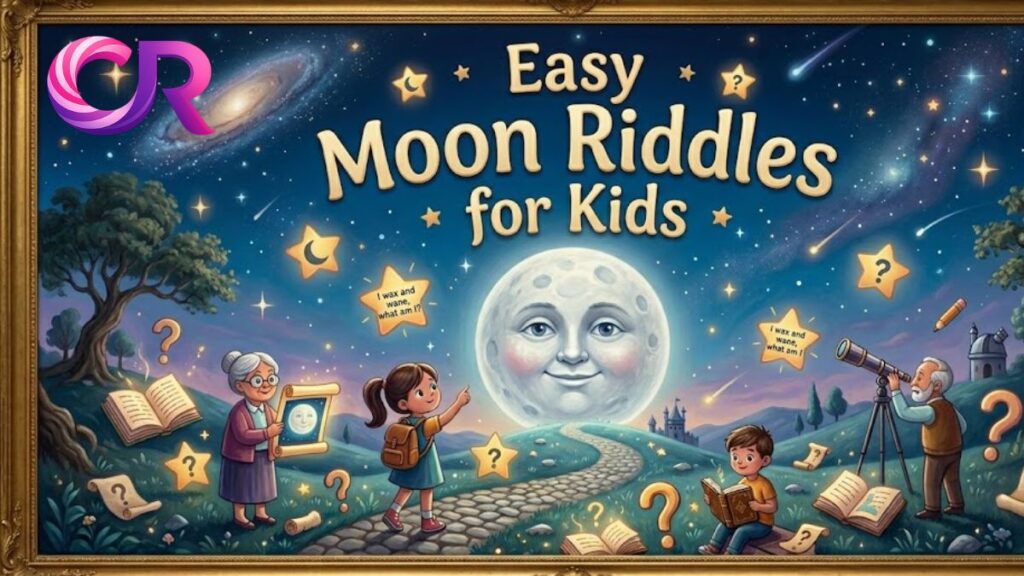 Easy Moon Riddles for Kids